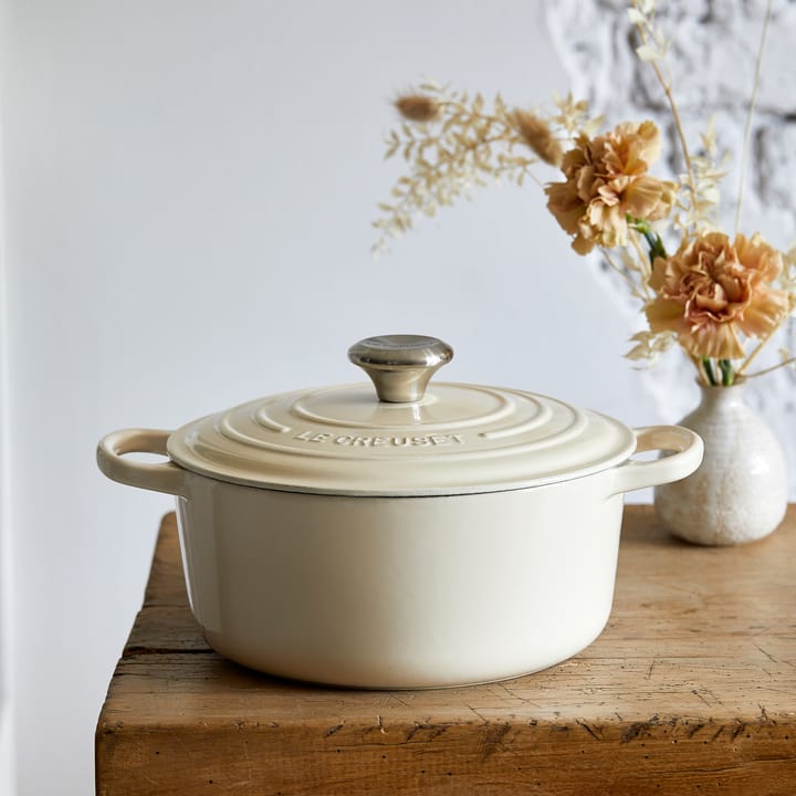 Le Creuset Signature ronde braadpan 4,2 L, Meringue Le Creuset