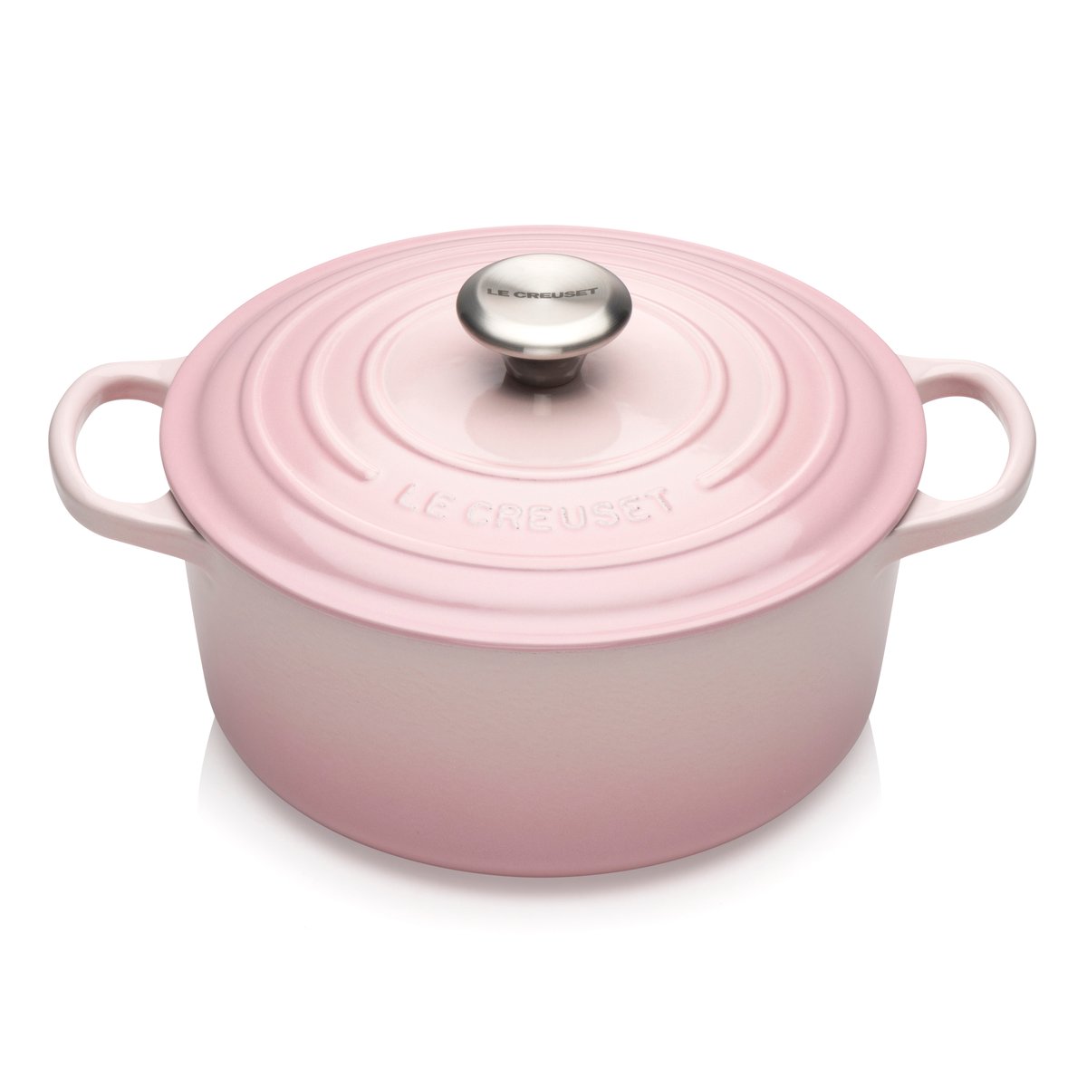 Le Creuset Le Creuset Signature ronde braadpan 4,2 L Shell pink