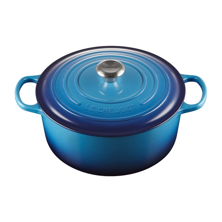 Le Creuset Signature ronde braadpan 6,7 l - Azure blue - Le Creuset