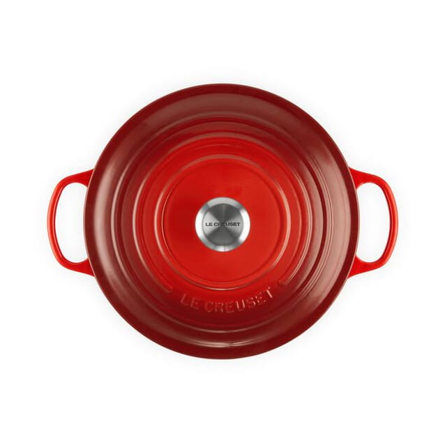 Le Creuset Signature ronde braadpan 6,7 l, Cerise Le Creuset