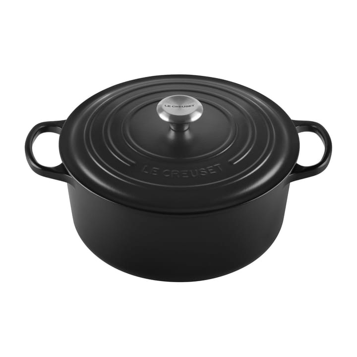 Le Creuset Signature ronde braadpan 6,7 l - Matte black - Le Creuset