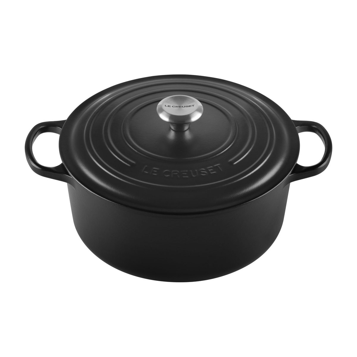 Le Creuset Le Creuset Signature ronde braadpan 6,7 l Matte black