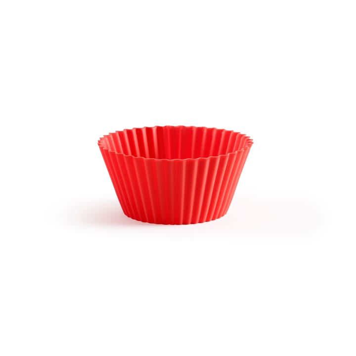 Lékué muffinvorm siliconen 6-pack - Rood - Lékué