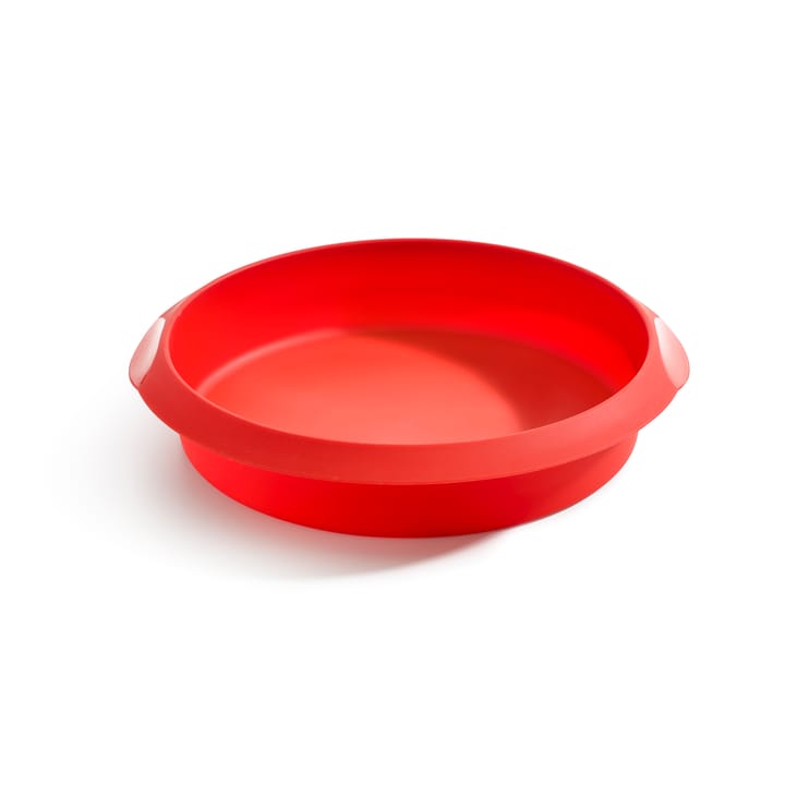 Lékué ronde cakevorm siliconen 20 cm - Rood - Lékué