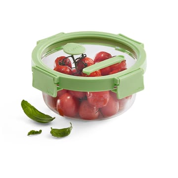 Lékué ronde glazen lunchbox 0,65 L - Groen - Lékué