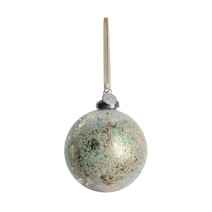 Clearena kerstbal Ø8 cm - Dusty green-gold - Lene Bjerre