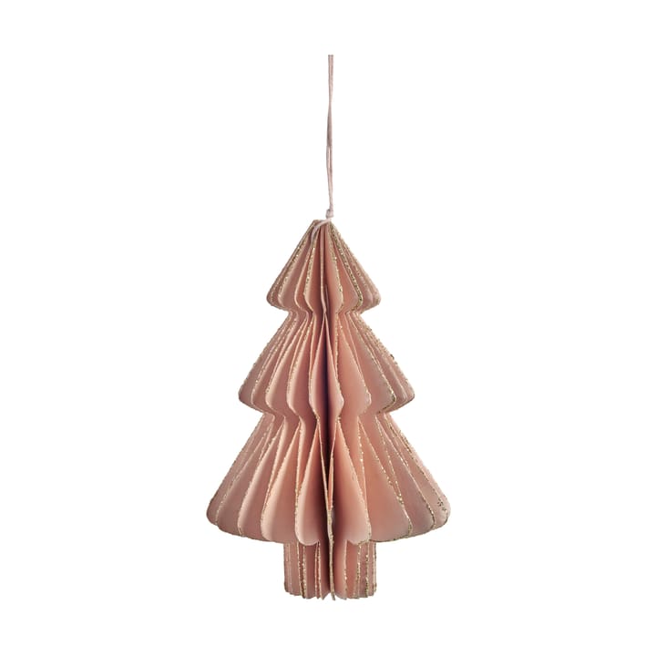 Pappia kersthanger kerstboom 15 cm - Rose - Lene Bjerre