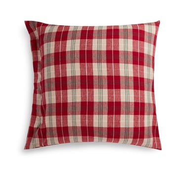 Checked cotton flannel kussensloop 50x60 cm - Rood-beige-groen-wit - Lexington