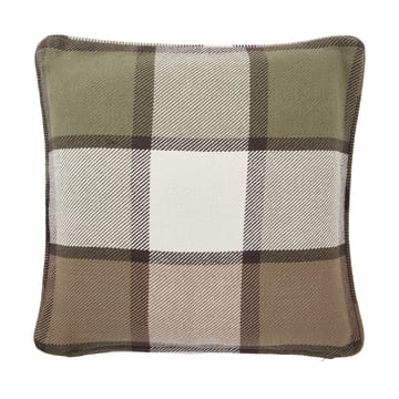 Checked heavy twill kussenhoes 50x50 cm - Olive - Lexington