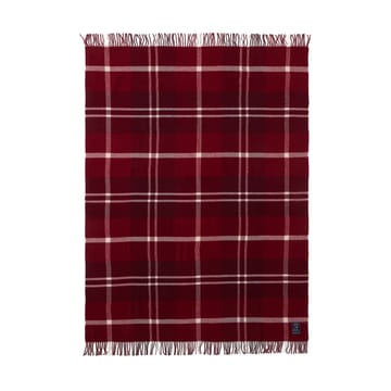 Checked Recycled plaid 130x170 cm - Rood-wit - Lexington