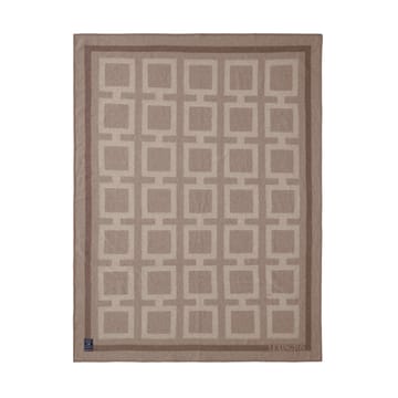 Graphic Recycled wollen plaid 130x170 cm - Light beige - Lexington