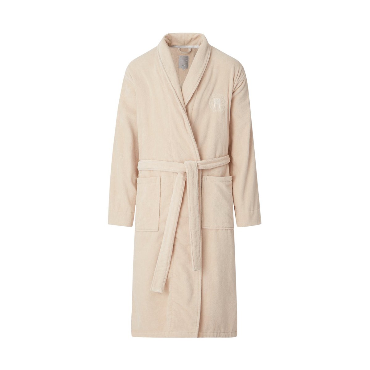 Lexington Hotel Velour ochtendjas L Beige