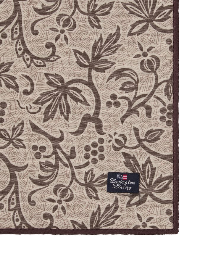 Printed Recycled Cotton stoffen servet 50x50, Light beige Lexington