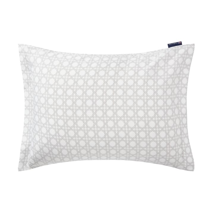 Rattan Printed kussensloop 50x60 cm - White - Lexington