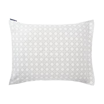 Rattan Printed kussensloop 50x60 cm - White - Lexington