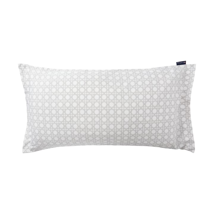 Rattan Printed kussensloop 50x90 cm - White - Lexington