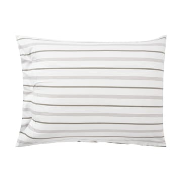 Striped Cotton Poplin kussensloop 50x60 cm - White - Lexington