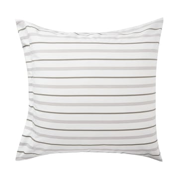 Striped Cotton Poplin kussensloop 65x65 cm - White - Lexington