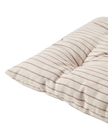 Striped Recycled Cotton zitkussen 40x40 cm - Beige - Lexington