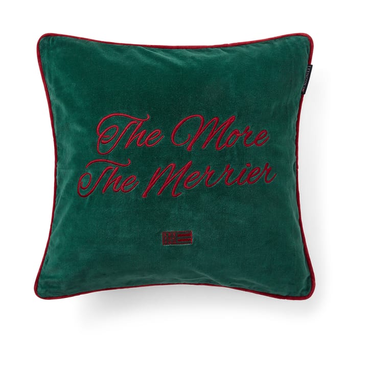 The merrier velvet kussenhoes 50x50 cm - Groen - Lexington