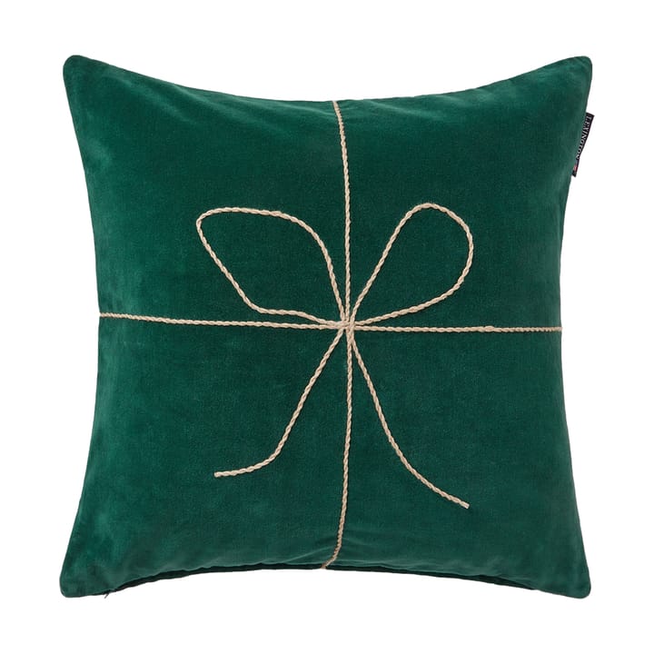 Wrapped velvet kussenhoes 50x50 cm - Groen - Lexington