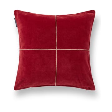 Wrapped velvet kussenhoes 50x50 cm - Rood - Lexington