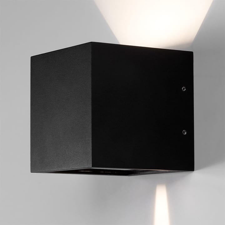 Cube XL Up/Down muurlamp, black, led Light-Point