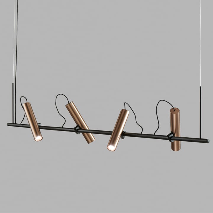 Spirit hanglamp, black/rose gold, s1500 Light-Point