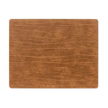 Buffalo placemat keerbaar square 1 St. - zwart-naturel - LIND DNA