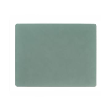 Cloud-Nupo placemat keerbaar square 1 St. - antraciet-pastelgroen - LIND DNA