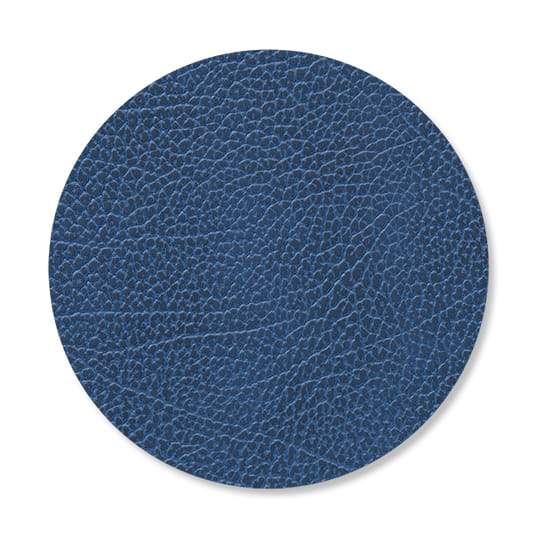 Hippo onderzetter (glazen) circle - marineblauw - LIND DNA