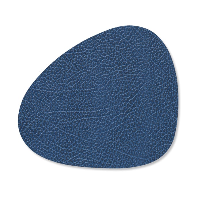 Hippo onderzetter (glazen) curve - marineblauw - LIND DNA