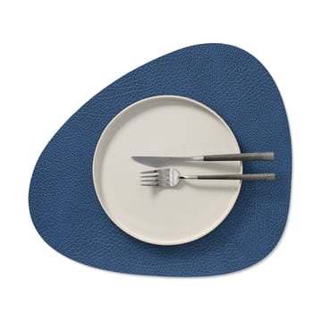 Hippo placemat curve M - Navy blue - LIND DNA