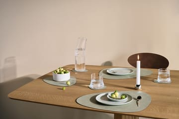 Hippo placemat curve M - Olive green - LIND DNA