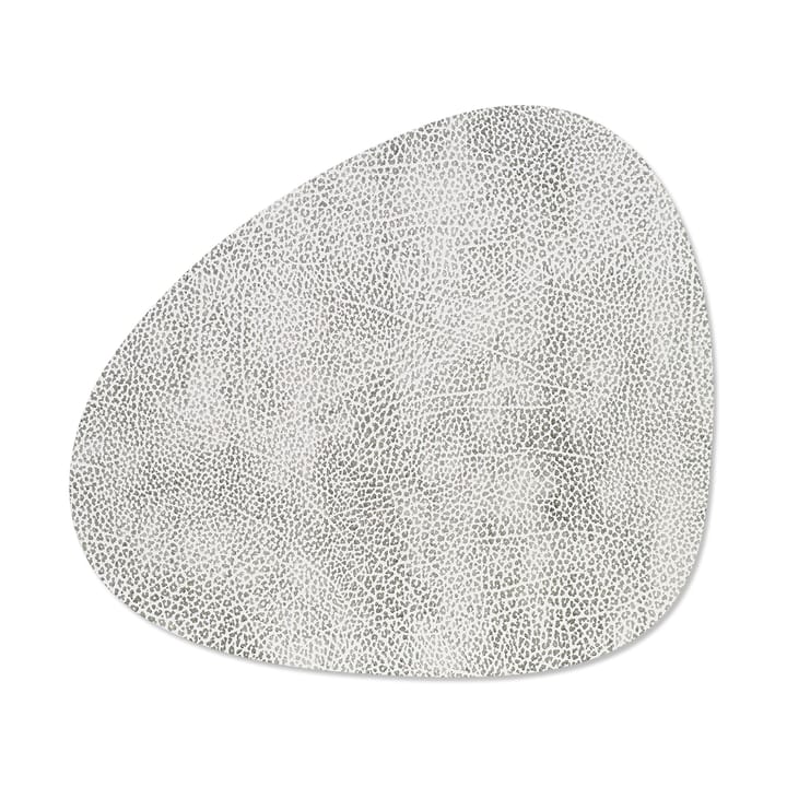 Hippo placemat curve M - White-grey - LIND DNA