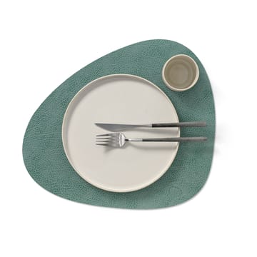 Hippo placemat curve - pastelgroen - LIND DNA