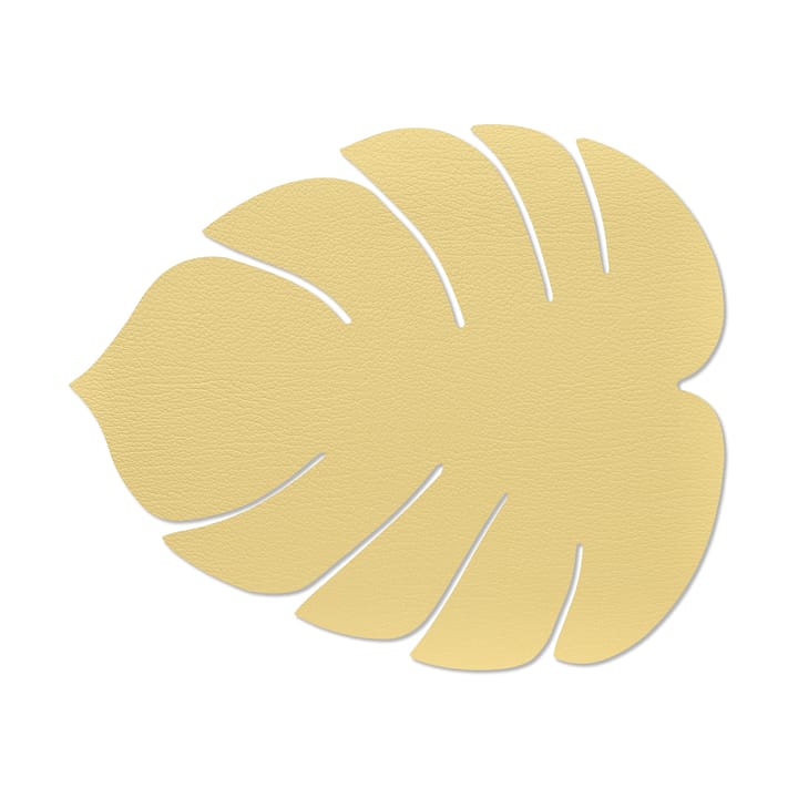 Monstera Leaf Hippo placemat L - Goud - LIND DNA