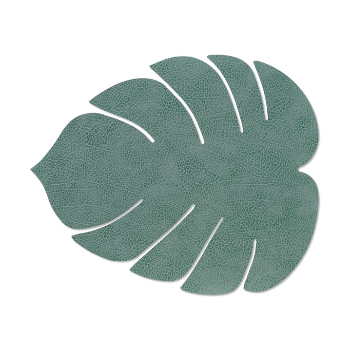 Monstera Leaf Hippo placemat L - Pastelgroen - LIND DNA