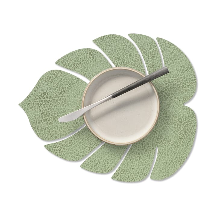 Monstera Leaf Hippo placemat S, Olijfgroen LIND DNA