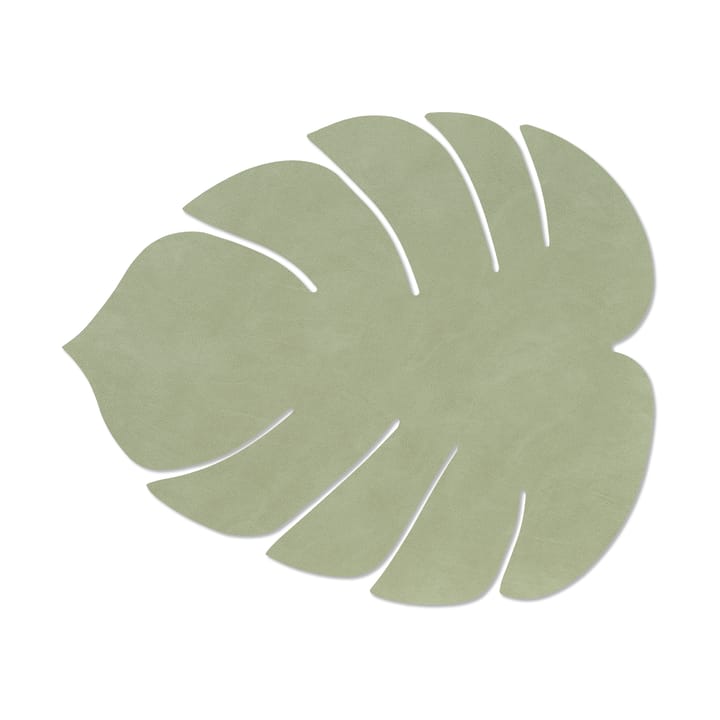 Monstera Leaf Nupo placemat L - Olijfgroen - LIND DNA