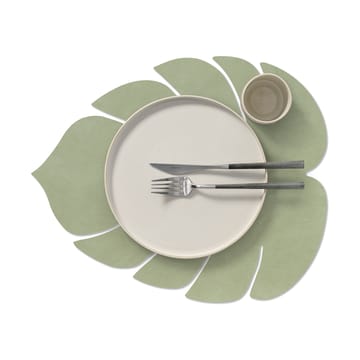 Monstera Leaf Nupo placemat L - Olijfgroen - LIND DNA