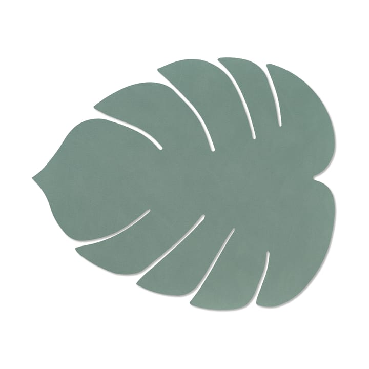 Monstera Leaf Nupo placemat L - Pastelgroen - LIND DNA