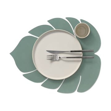 Monstera Leaf Nupo placemat L - Pastelgroen - LIND DNA