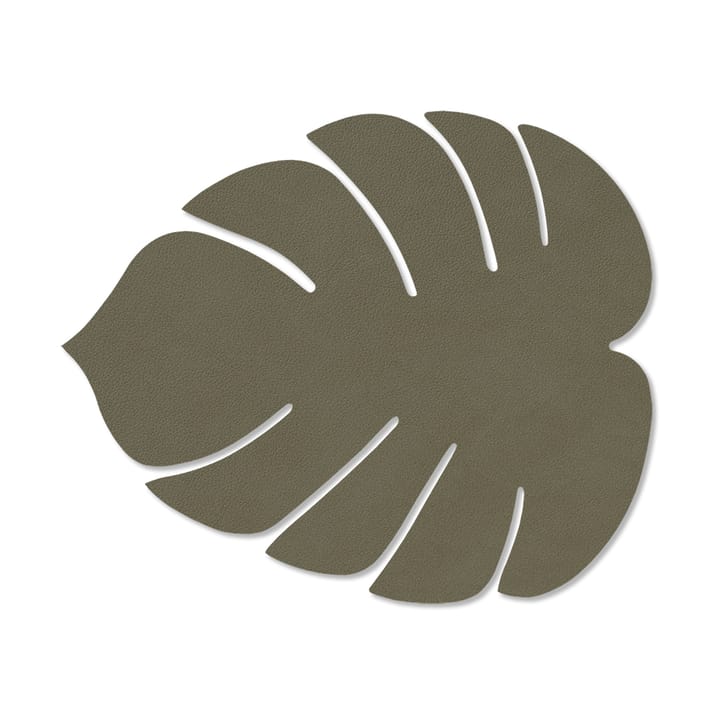 Monstera Leaf Nupo placemat S - Army green - LIND DNA