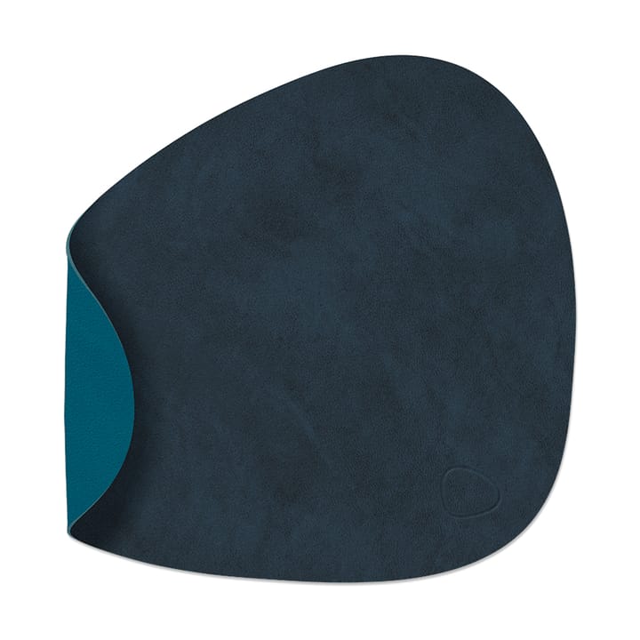 Nupo placemat curve keerbaar S 1 St. - Midnight blue-petrol - LIND DNA