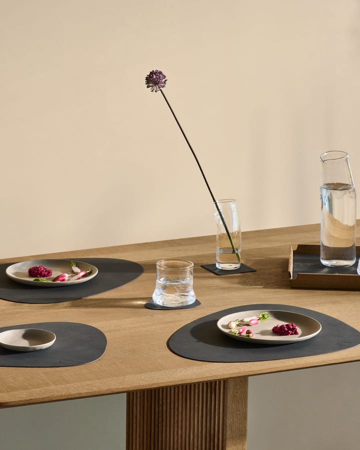 Nupo placemat curve L, antraciet LIND DNA