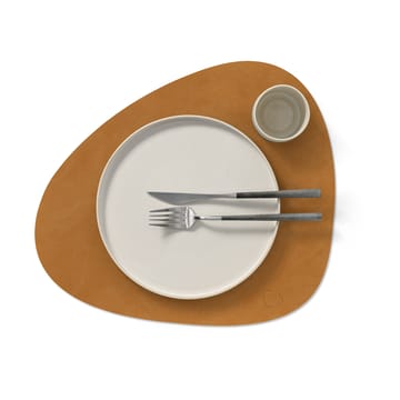 Nupo placemat curve L - Burned curry - LIND DNA