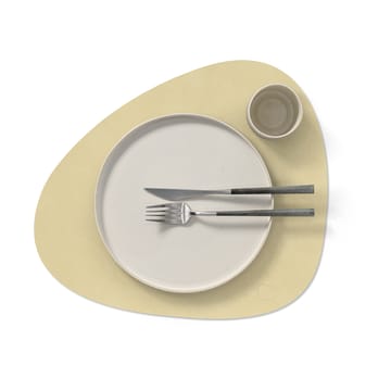 Nupo placemat curve L - Lemon sorbet - LIND DNA