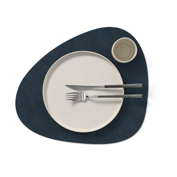 Nupo placemat curve L - Midnight blue - LIND DNA