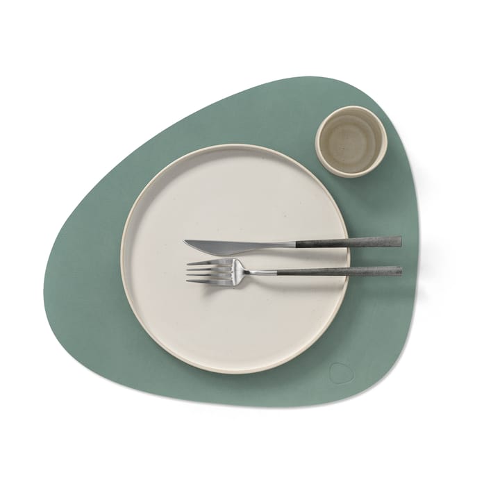 Nupo placemat curve L, pastelgroen LIND DNA